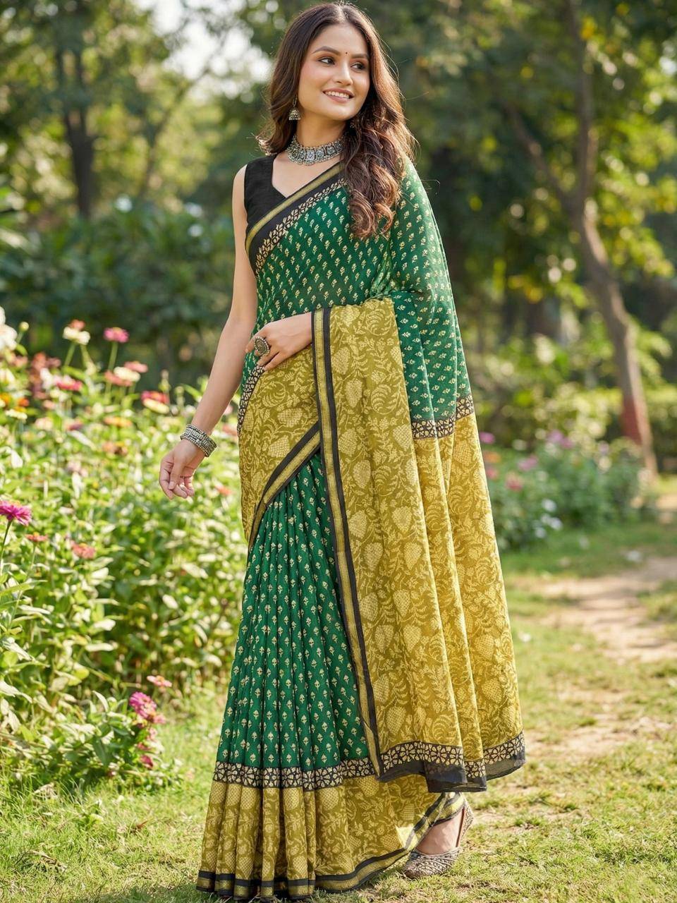 Vastra pujya bagru Saree wholesale suppliers in Surat